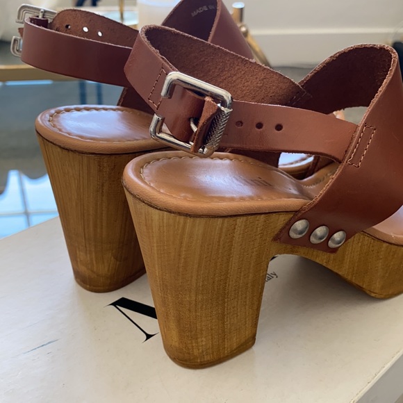 Mollini brown platform sandals s37 - Picture 3 of 4